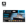 Vallejo 71.646 - zestaw farb do malowania Titanic , 8x17 ml